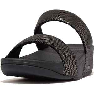 FitFlop Lulu glitz-canvas slides