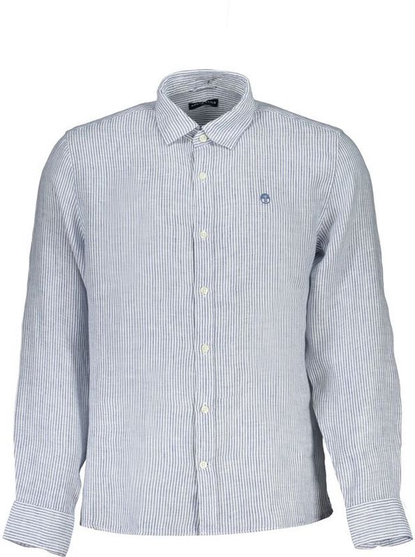 Linnen Overhemd - Blauw - Lange Mouwen