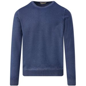Gran Sasso - Trui - Blauw - Ronde Hals