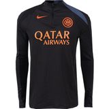 Nike - Inter Milan Strike - Trainingstrui - Zwart Donkerblauw Oranje - 1/4-Zip