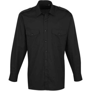 Premier Pilotenoverhemd met lange mouwen voor heren