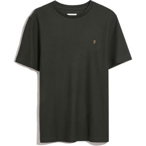Farah - Fairweather - T-shirt - Zwart - Korte Mouwen - 100% Biologisch Katoen