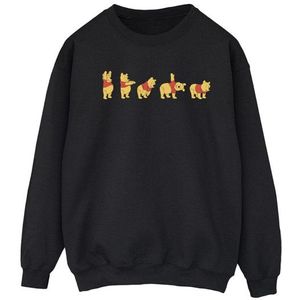 Li-cense Disney dames winnie de poeh stretching sweatshirt