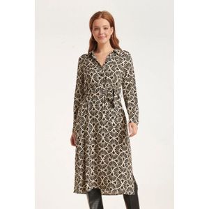 Smashed Lemon - 24535 - Overhemdjurk - Off-white - Zwart - Grafisch Bedrukte