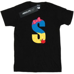 Li-cense Disney dames alphabet s is for snow wit katoenen vriendje t-shirt