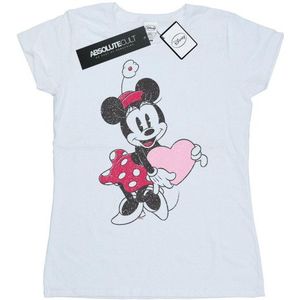 Li-cense Disney dames minnie mouse love heart katoenen t-shirt