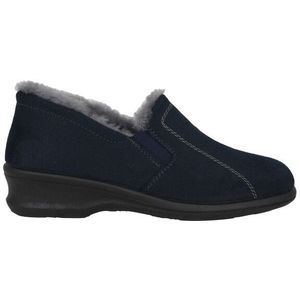 Rohde Farun - Dames Slof - Blauw - 100% Wollen Voering