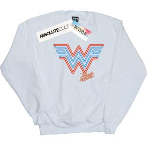 Li-cense Dc comics heren wonder woman 84 neon emblem sweatshirt