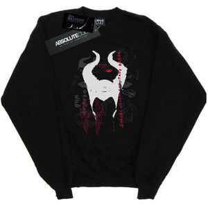 Li-cense Disney heren maleficent meesteres van het kwaad groeiende wilde horens collage sweatshirt