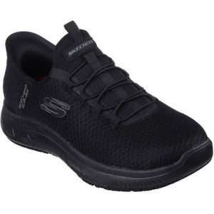 Skechers - Slip-Ins Work Summits SR - Damestrainers - Zwart - Synthetisch