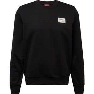 Diesel - Sweatshirt - Zwart - Met Klein Patchlogo