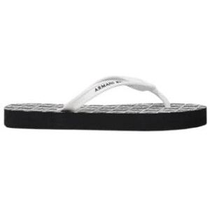 Armani Exchange - Zwarte Flip Flops - Rubberen Zool - Dames