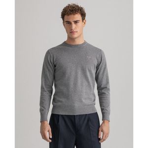 Gant - Klassiek Katoenen Crewneck Sweatshirt - Grijs