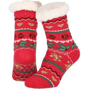 Apollo Dames home socks kerst huissokken kerstsokken