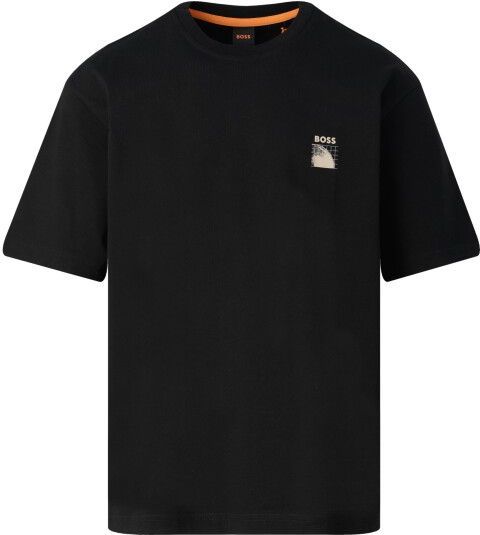 Boss - Casual Te_Radar - T-shirt - Zwart - Relaxed Fit