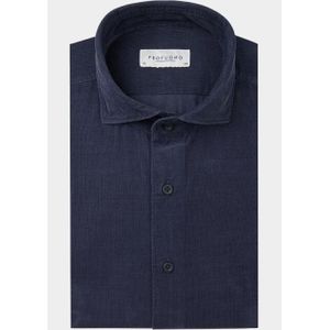 Profuomo Business hemd lange mouw Blauw PPVH30028/B