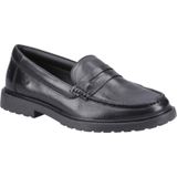 Hush Puppies - Verity Slip On - Leren Loafers - Zwart