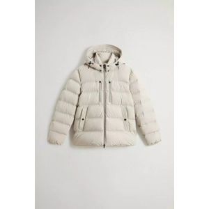 Woolrich Men matt stretch puffer jacket dove