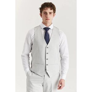 Gilet - Zilver - Lichtgewicht - Voor Heren - Zomertrouwvest