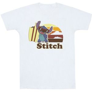 Li-cense Disney heren lilo and stitch bitten surfboard t-shirt