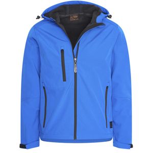 Cappuccino Italia Softshell hood jacket royal