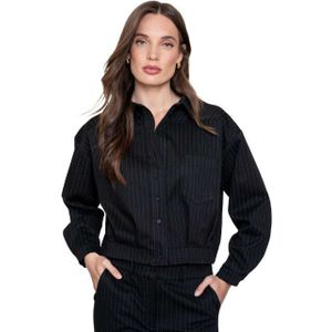 Jacket - Zwart - 55721-20 - Tussenjas - Kort Straight Fit - Lange Mouwen