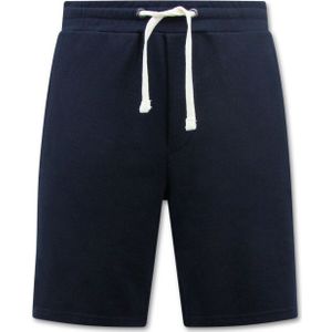 Enos - Korte Joggingbroek - Donker Blauw - Sweat Shorts Heren