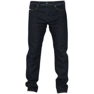 Diesel - Buster-X - Donkerblauwe Jeans - Taps Toelopend - Regular Fit