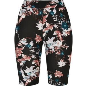 Urban Classics Dames zachte bloemen fietsshort