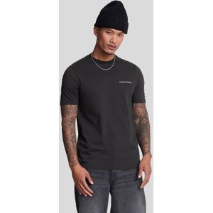 Lyle & Scott - T-shirt - Zwart - Geborduurd Logo