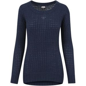 Urban Classics Dames wijde hals lange jumpsuit