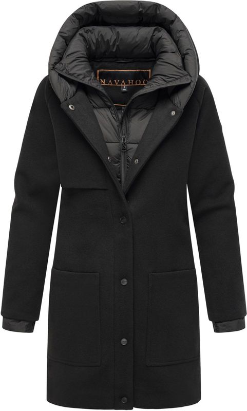 Navahoo - Flauschwunder - Dames Wintermantel - Afneembare Kraag