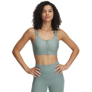 Under Armour - Infinity Zip 2.0 - Sporttop - Groen - Hoge Ondersteuning