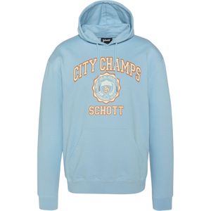 Schott - Hoodie - Effen - Sweatshirt met Capuchon - Kangoeroezak