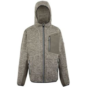 Regatta - Alven - Fleecejack - Zwart - 85% Polyester, 13% Viscose, 2% Elastaan, Volledige Ritssluiting