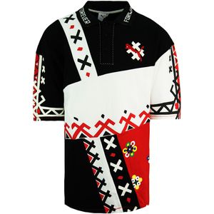 Puma x Jahnkoy - Korte Mouw Poloshirt - Heren - Graphic Print All Over