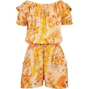 Vingino Gebloemde Jumpsuit PHILINE Oranje/Multi