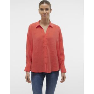 Vero Moda Vmqueeny ls oversize shirt wvn ga n