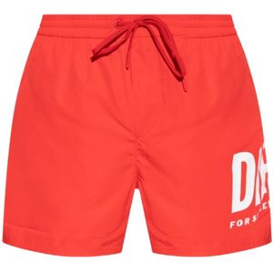 Diesel - Zwembroek - Rood - 100% Polyester - Trekkoorden