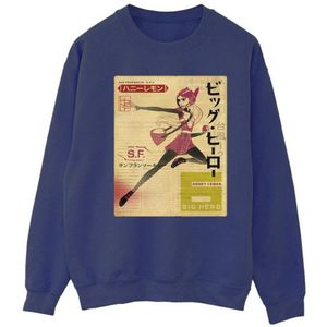 Li-cense Disney dames big hero 6 baymax honing citroen krant sweatshirt