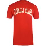 Cavalli Class Varsity Logo Rood T-shirt