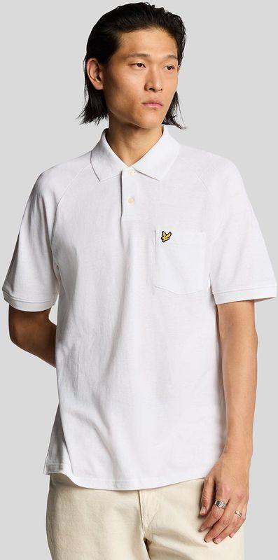 Lyle & Scott - Linnenmix Polo Shirt - Wit