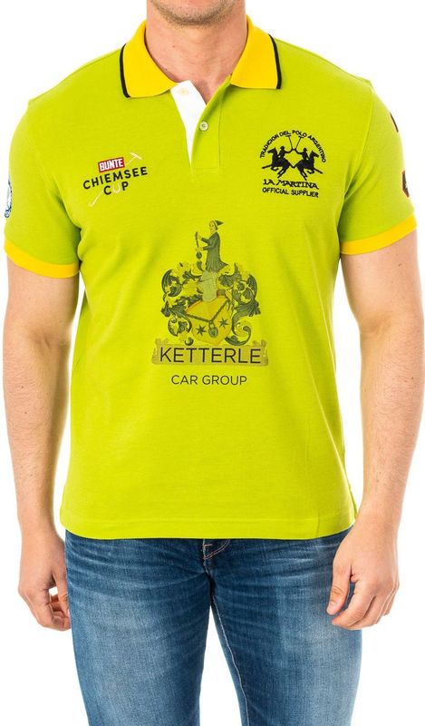 Polo - Groen - 2MPS55 - Heren Poloshirt - Korte Mouwen - Reverskraag