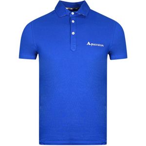 Aquascutum - Signature Logo - Poloshirt - Blauw