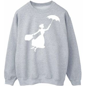 Li-cense Disney dames mary poppins vliegend silhouet sweatshirt