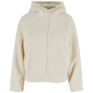 Urban Classics Dames sherpa fleecejas met capuchon