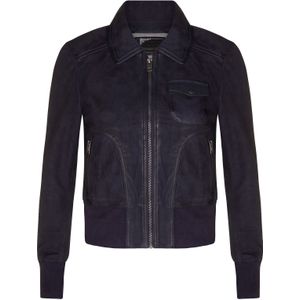 Dames - MA-1 Varsity - Bomberjack - Lamsnappaleer