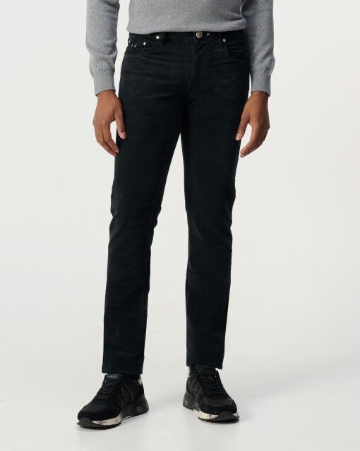 TramaroKorte mouwa Heren Jeans Bruin
