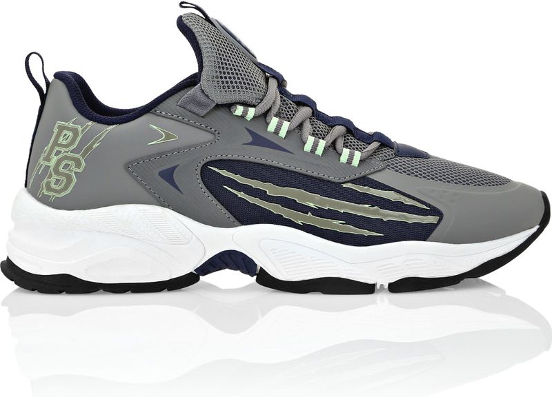 Plein Sport - Unisex Sneakers - Zwart - Mesh en Kunstleer - Ergonomische Zolen