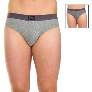 Pack-2 Basisslips ademende stof KL2008 man